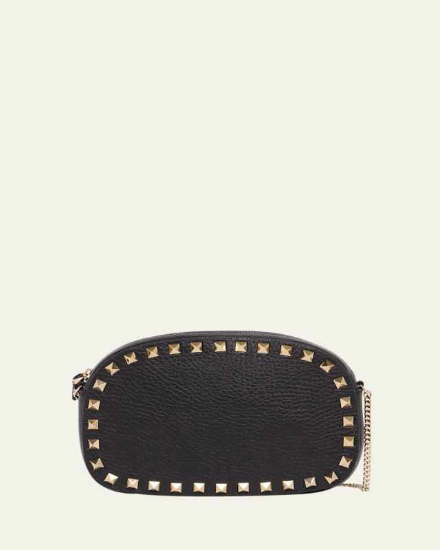 Mini Rockstud Leather Crossbody Bag